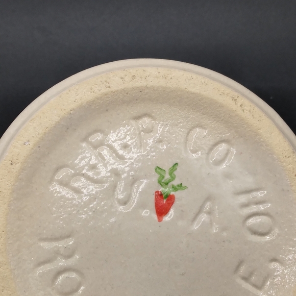 Robinson Ransbottom Handpainted Rabbits Stoneware Small Crock 2 Inch Spring - Picture 12 of 12